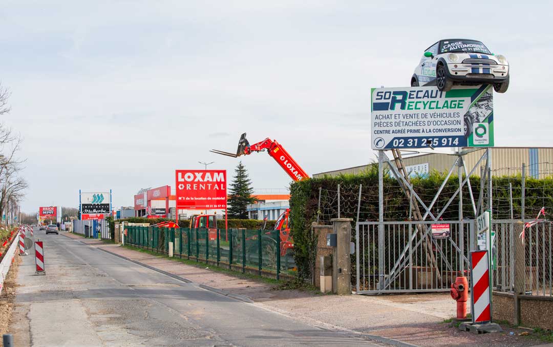 sorecaut rachat véhicule épave casse auto caen